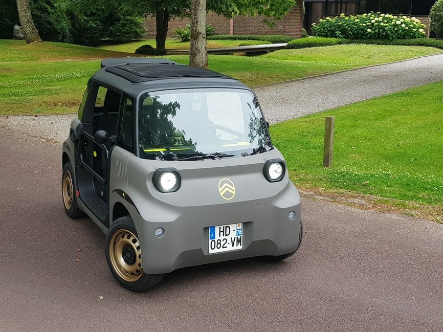 Citroën Ami Buggy profil latéral avec design sans portes conventionnelles