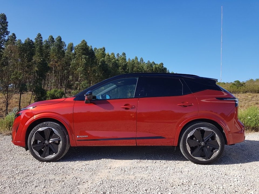 Nissan Qashqai 3 e-Power face avant avec nouvelle calandre et signature lumineuse LED