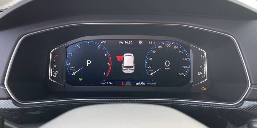 Volkswagen T-Cross restylé 2024 vue trois quarts avant